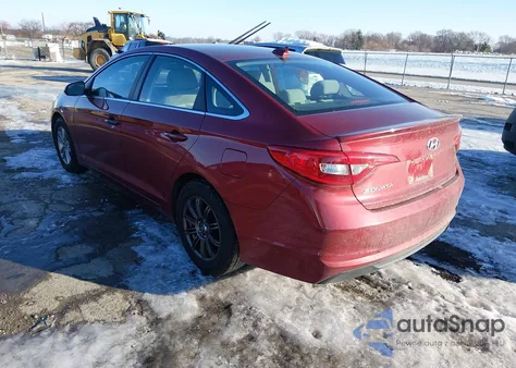 2016 Hyundai Sonata Se from USA, damaged, VIN 5NPE24AF9GH430018